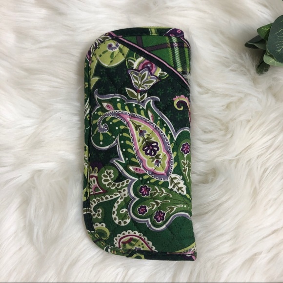 🦋 3/$25 Vera Bradley glasses case green - Picture 2 of 7